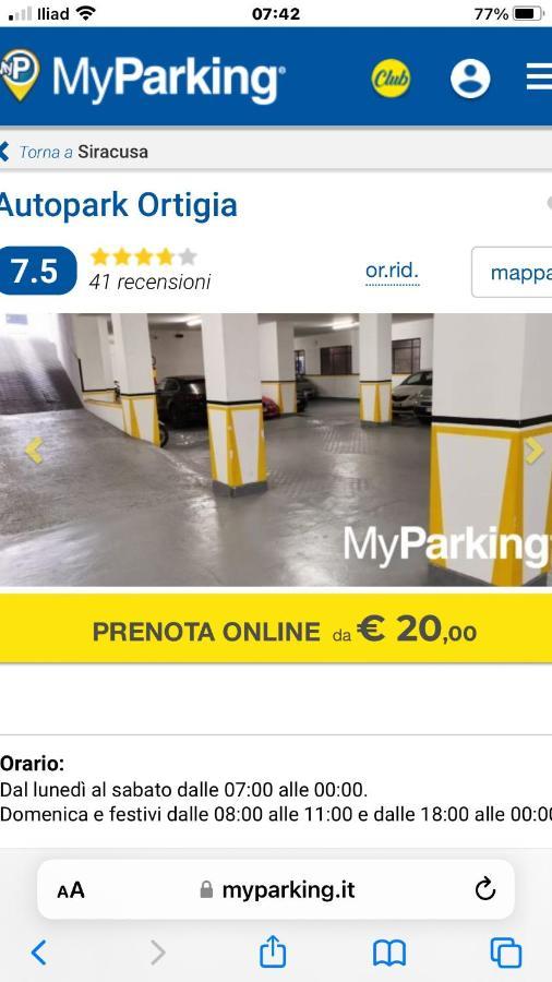 Apartamento Il Sipario Palazzo Accolla Syracuse Exterior foto